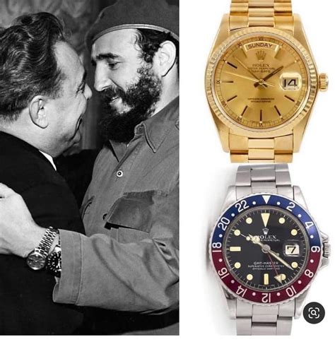 castro u rolex|fidel castro Rolex.